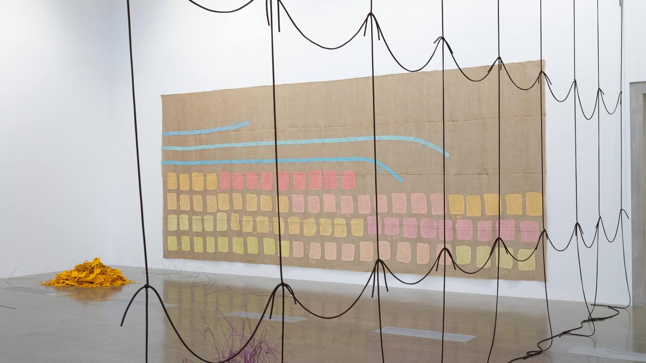 Giorgio Griffa & Peter Robinson: Differences in kind and rhythm, 2025 - Te Uru Contemporary Gallery