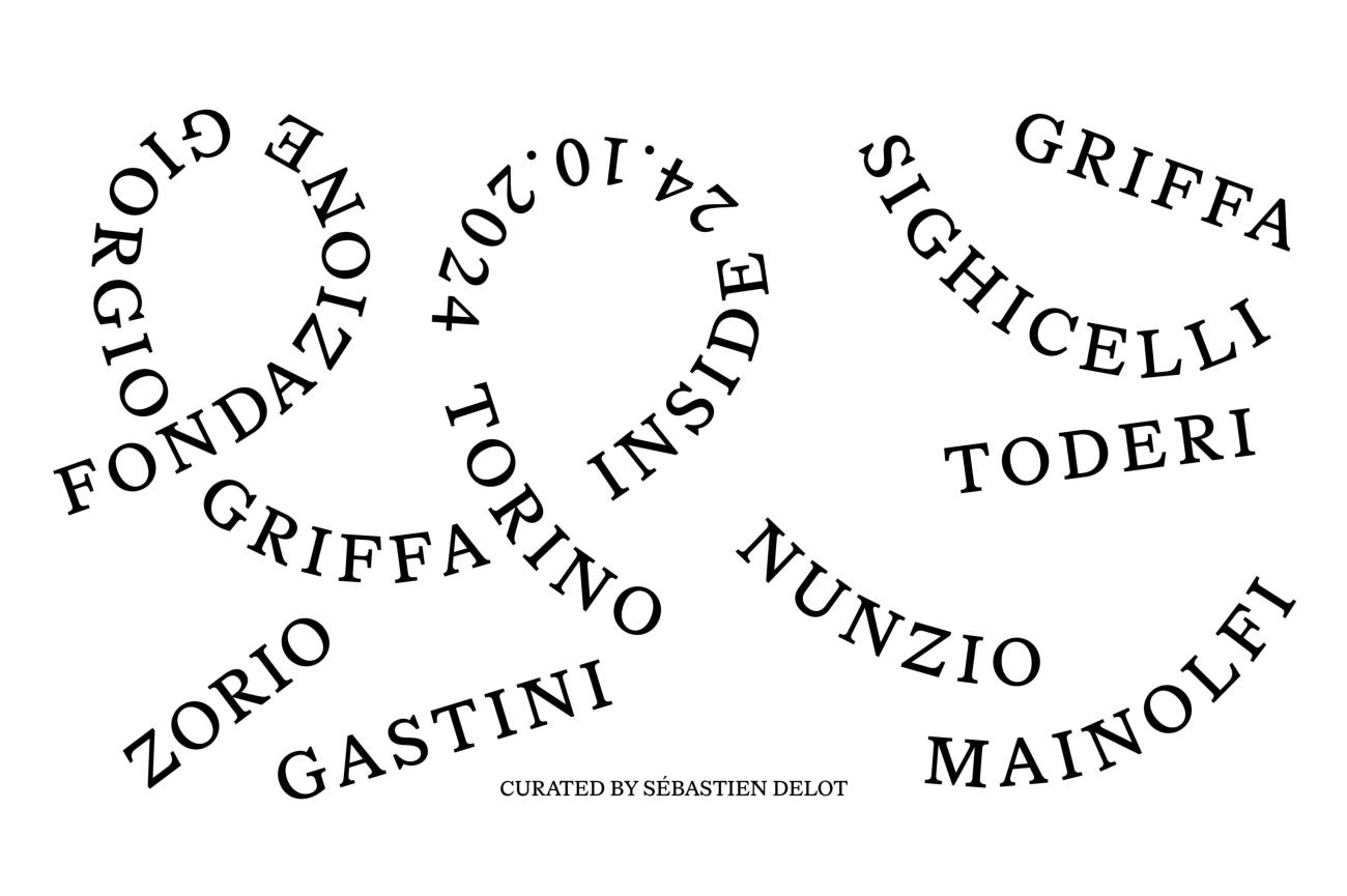 Invito alla mostra INSIDE - Fondazione Giorgio Griffa