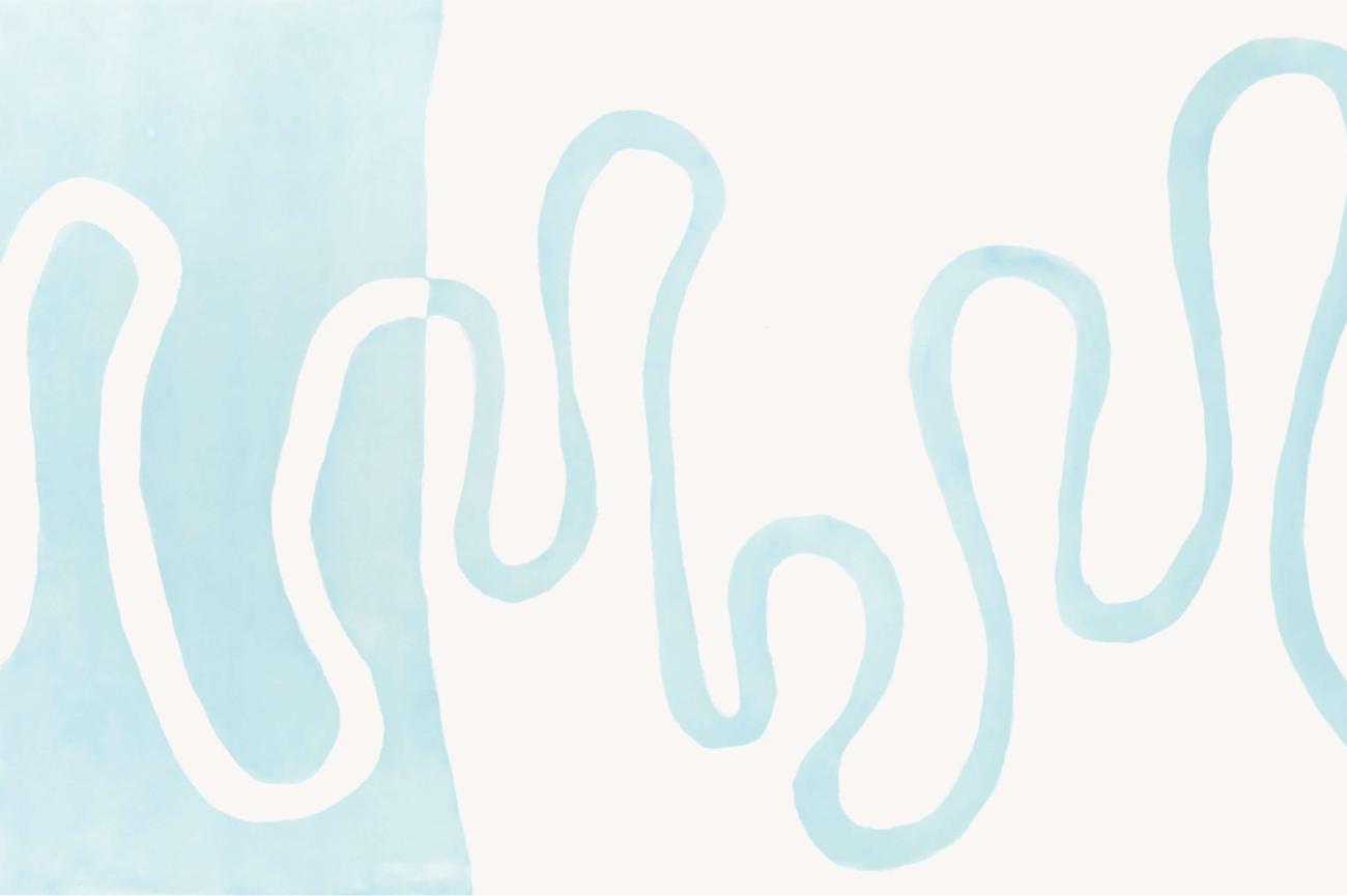 Giorgio Griffa, Arrotondato, 2025, dettaglio